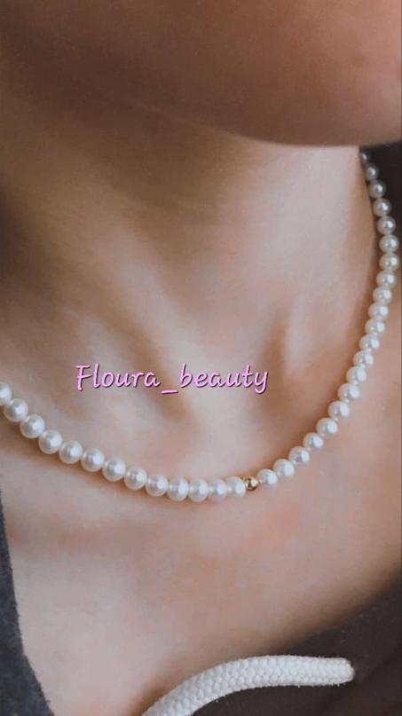 Collier en perle inoxydable