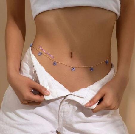 Chaîne de ventre en perle