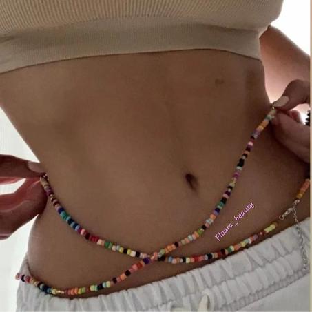 Chaîne de ventre en perle