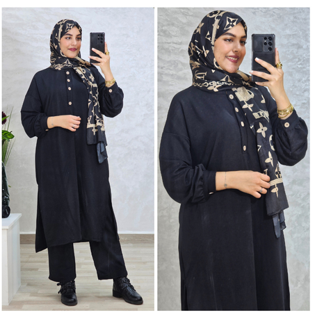 🌟 انصومبل تركي بقامات راقية يناسب المحجبات وغير المحجبات🎉