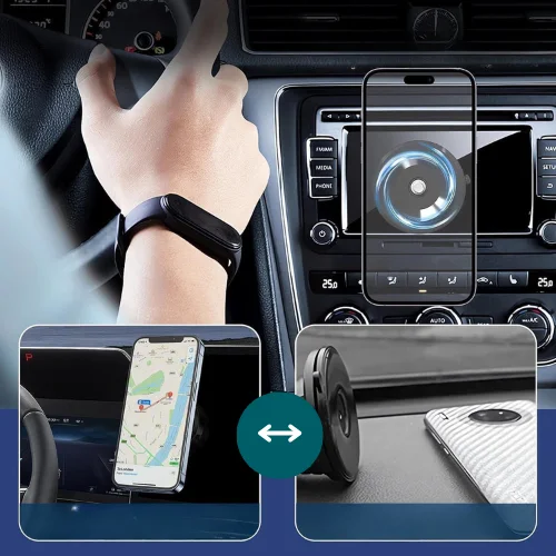 حامل موبايل مغناطيسي شفط قوي