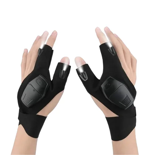 قفازات إنارة ذكية – تشتغل بالظلام بسهولة