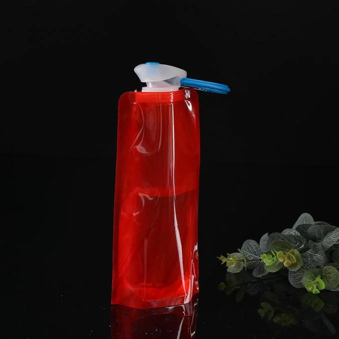 700ml PET PA PE Foldable Collapsible Water Bottle For Travel 4