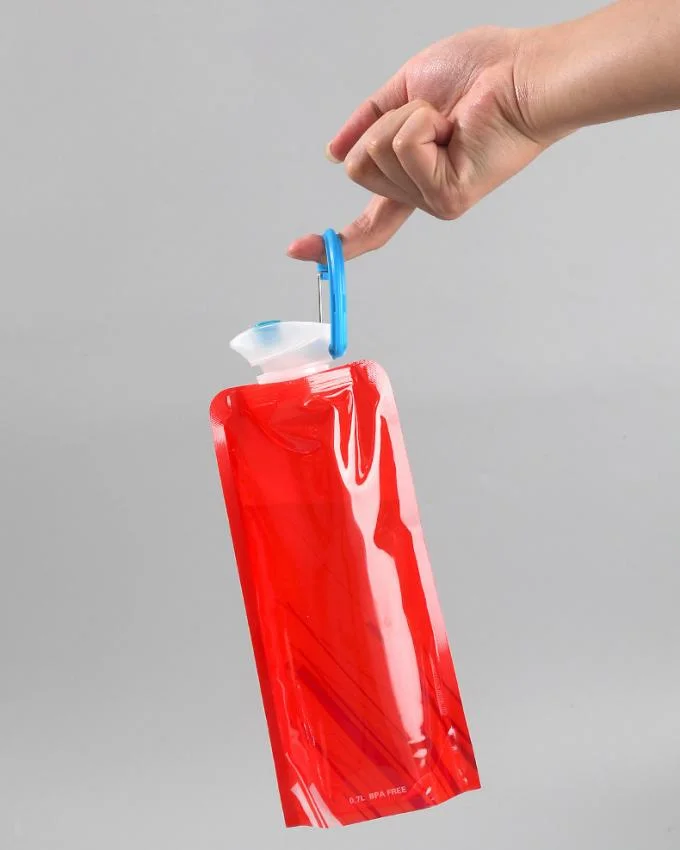 700ml PET PA PE Foldable Collapsible Water Bottle For Travel 6