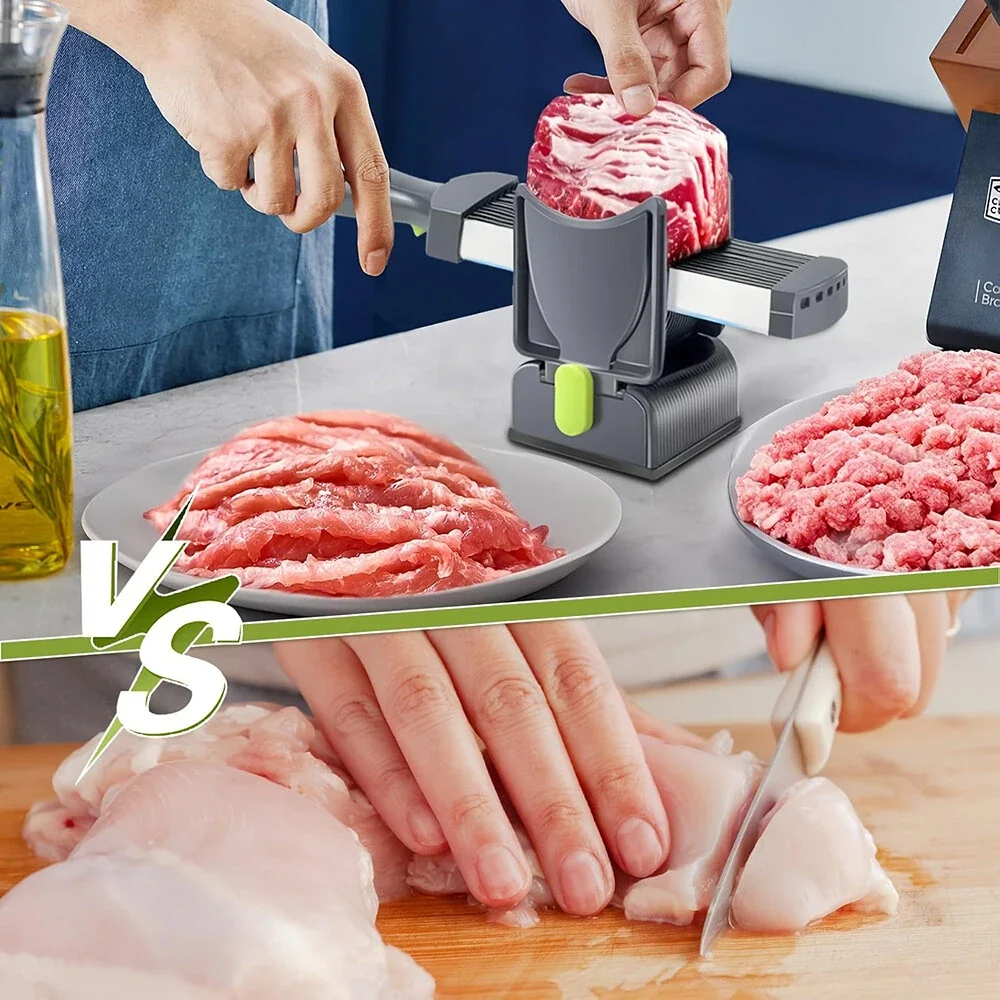 Fresh Meat Cutter Multifunctional Stainless Steel Meat Slicer