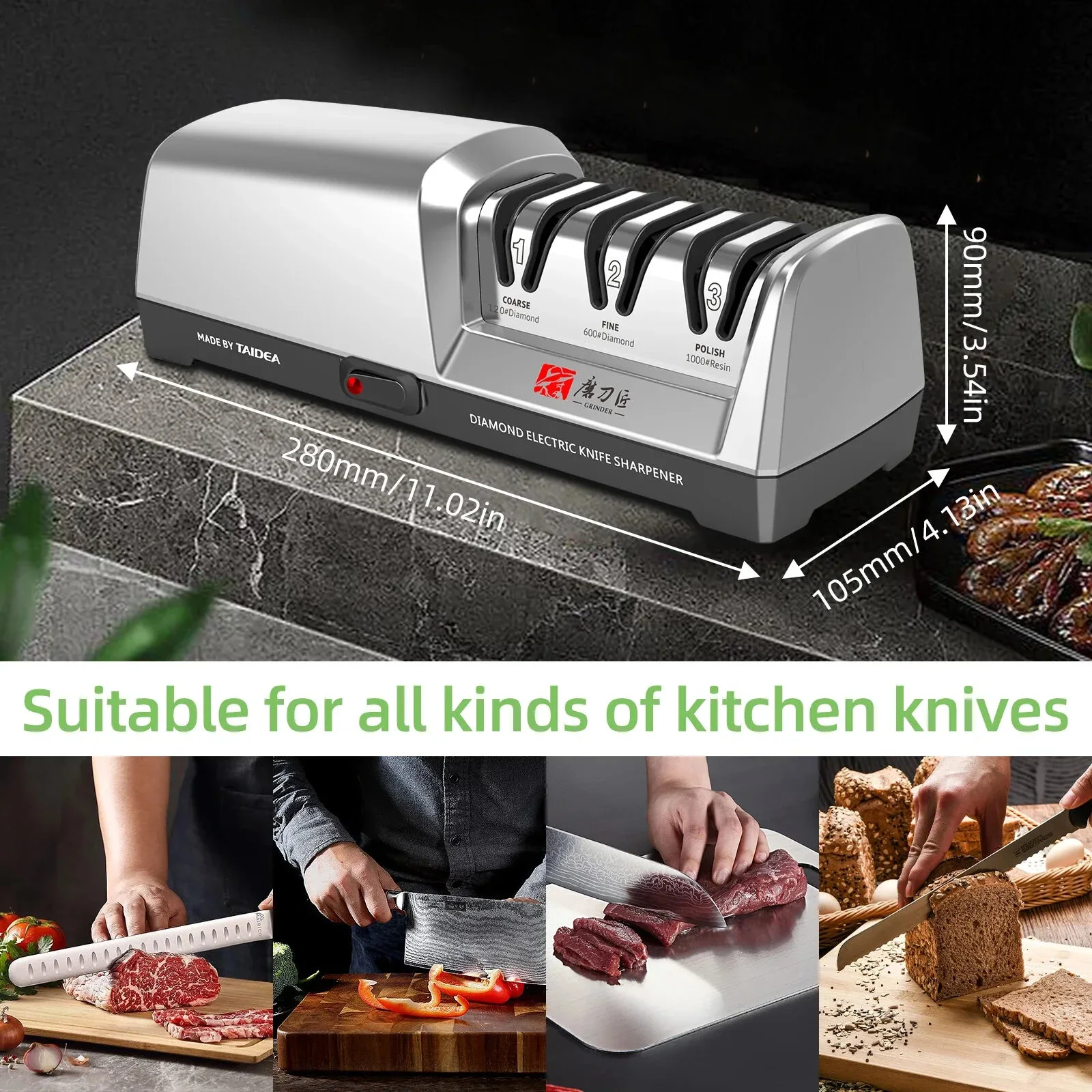 Household Automatic Multifunctional Quick Sharpener Electric Knife Sharpener