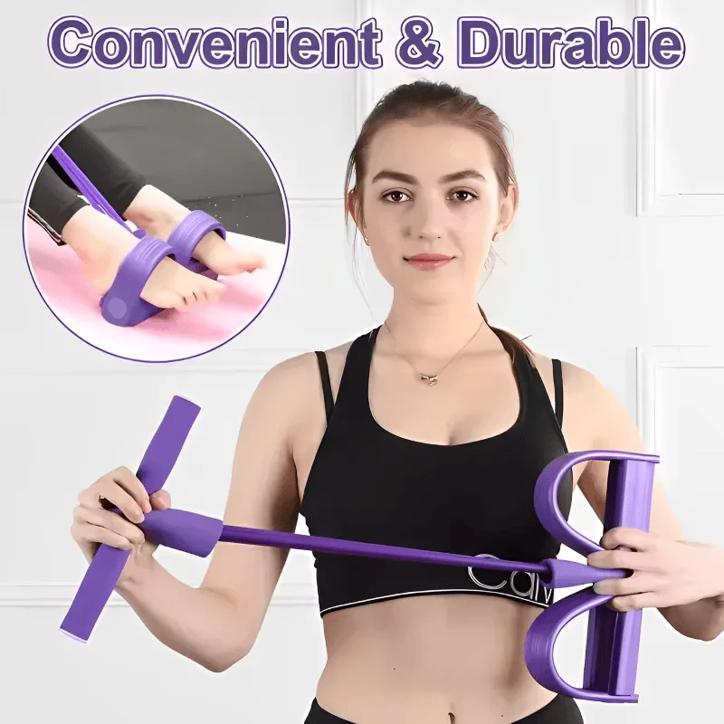 Resistance bands for pedal exercise, rope pulling, home gym