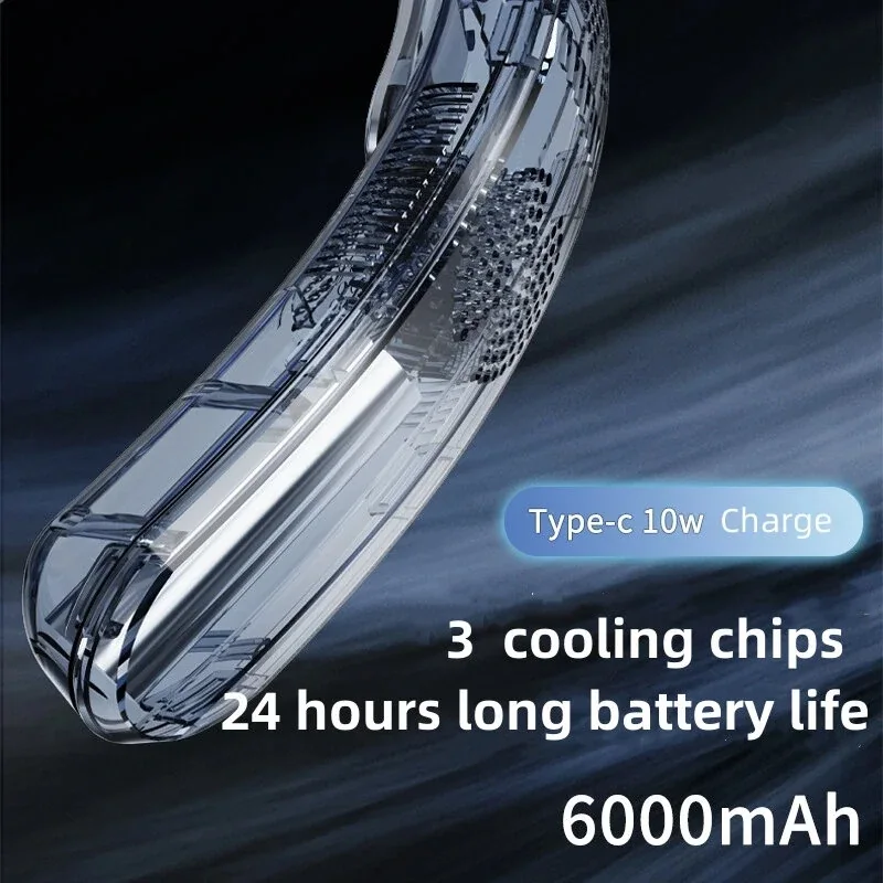 Portable 3 Mode Wearable Air Conditioner with 360° Airflow Coverage