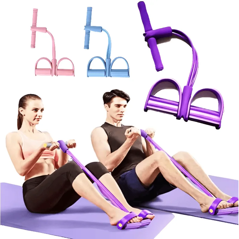 Resistance bands for pedal exercise, rope pulling, home gym