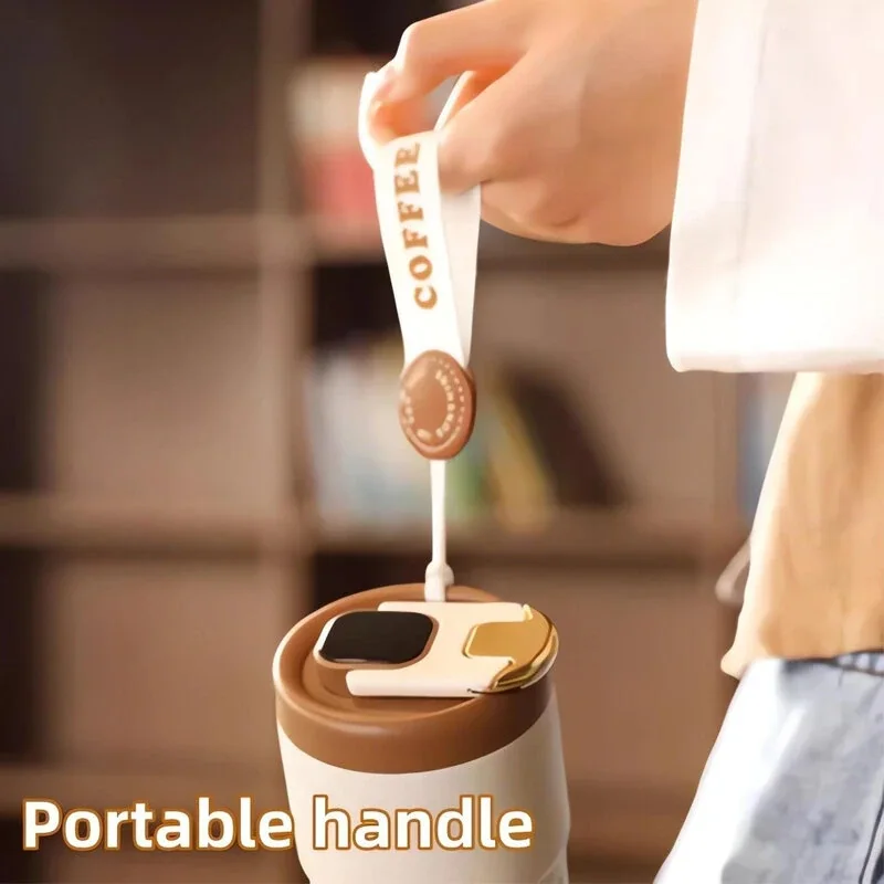 Stainless Steel 316 Smart Thermal Cup with Intelligent Temperature Display 450ml