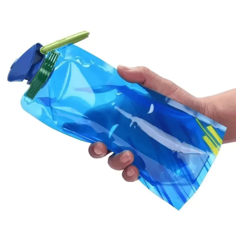 700ml PET PA PE Foldable Collapsible Water Bottle For Sport