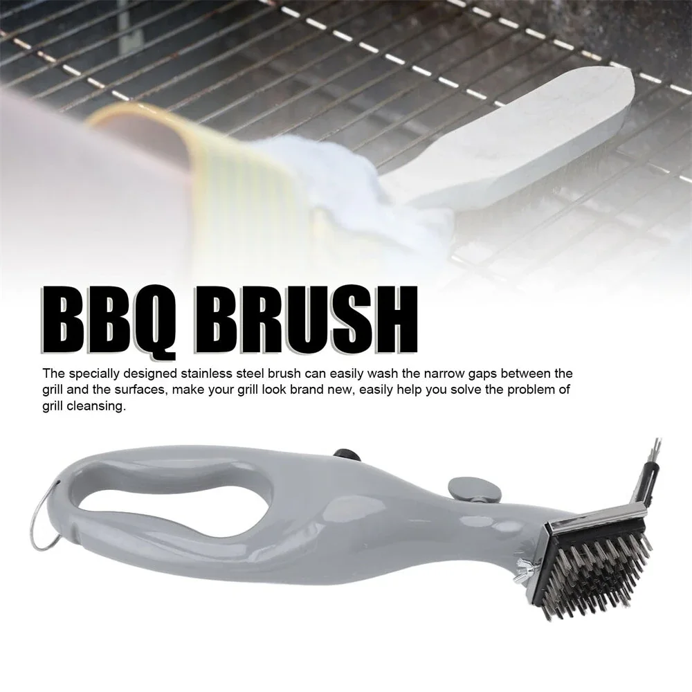 Barbecue Grill Steam Cleaning Brushes BBQ Cleaner Suitable for Charcoal Scraper Gas
