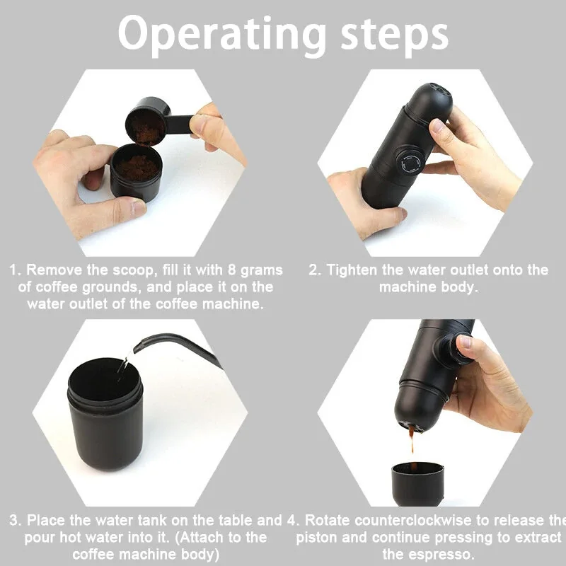 IPRee Portable hand Operated Espresso Machine Italian Espresso