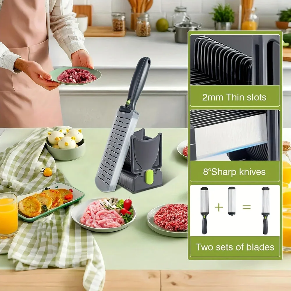 Fresh Meat Cutter Multifunctional Stainless Steel Meat Slicer