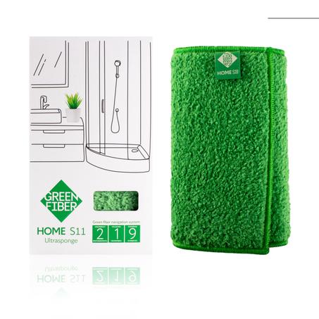 GreenWay Fiber HOME S11 Involver sponge - فوطة إنفيلفر ثلاثية لتنظيف المفروشات والدهون