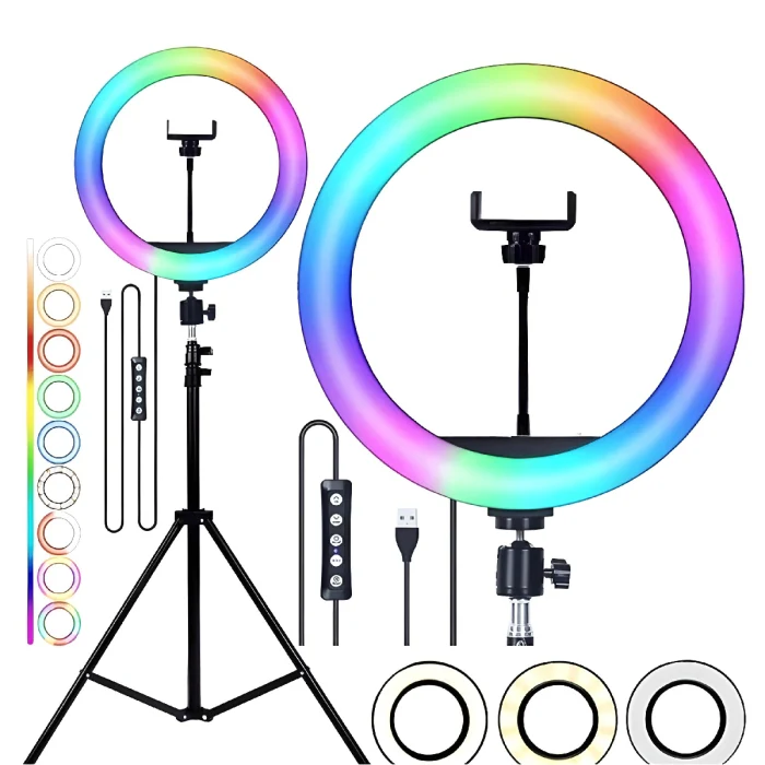 RGB Selfie Ring Light 33CM
