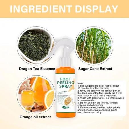 Spray anti-callosités des pieds