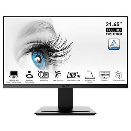 moniteur MSI 21.5" LED - PRO MP223 Dalle VA - 100 Hz  - HDMI/VGA