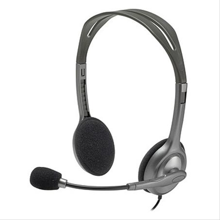 Casque-micro Logitech Stereo Headset H111  micro flexible anti-parasite.
