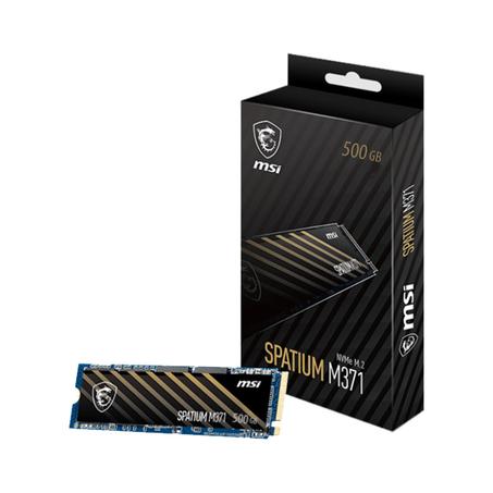 MSI SPATIUM M371 NVMe M.2 SSD 1To et 500Go M.2 - PCI-E 3.0