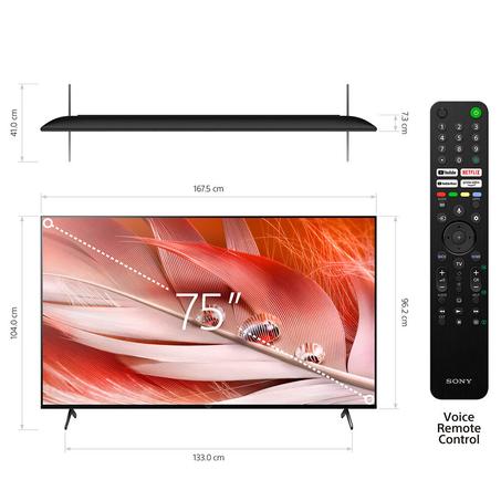 TV SONY Bravia 75X90J | BRAVIA XR | Full Array LED | 4K Ultra HD | Contraste élevé HDR | Smart TV (Google TV)/Airplay 2