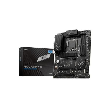 MSI PRO Z790-P WIFI Carte mère ATX Socket 1700 Intel Z790 Express - 4x DDR5 - M.2 PCIe 4.0 - USB 3.2 - PCI-Express 5.0 16x - LAN 2.5 GbE -