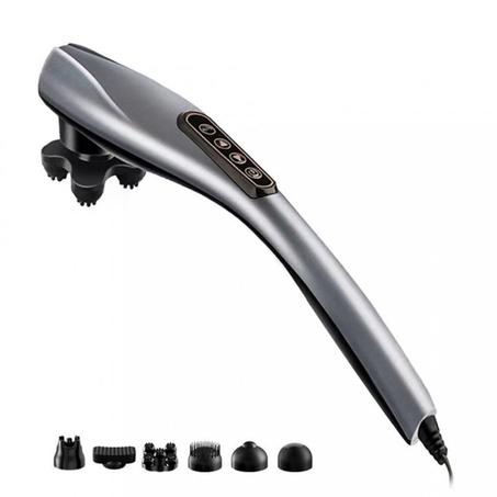 جهاز تدليك الجسم والعضلات مع ستة رؤوس وعشر سرعات قابلة للتبديل