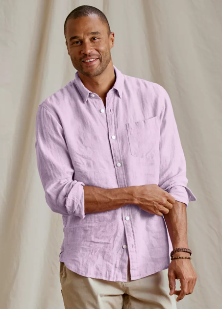 Pure Linen Long-Sleeve Shirt