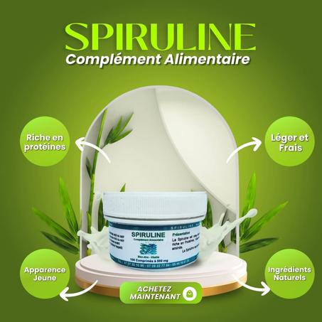 Spiruline 100 Comprimés