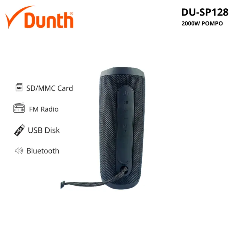 🎶 مكبر الصوت AMPLI DUNTH SP128 - مكبر صوت بلوتوث V5.0 مع وظيفة مكالمات بدون استخدام اليدين 📞