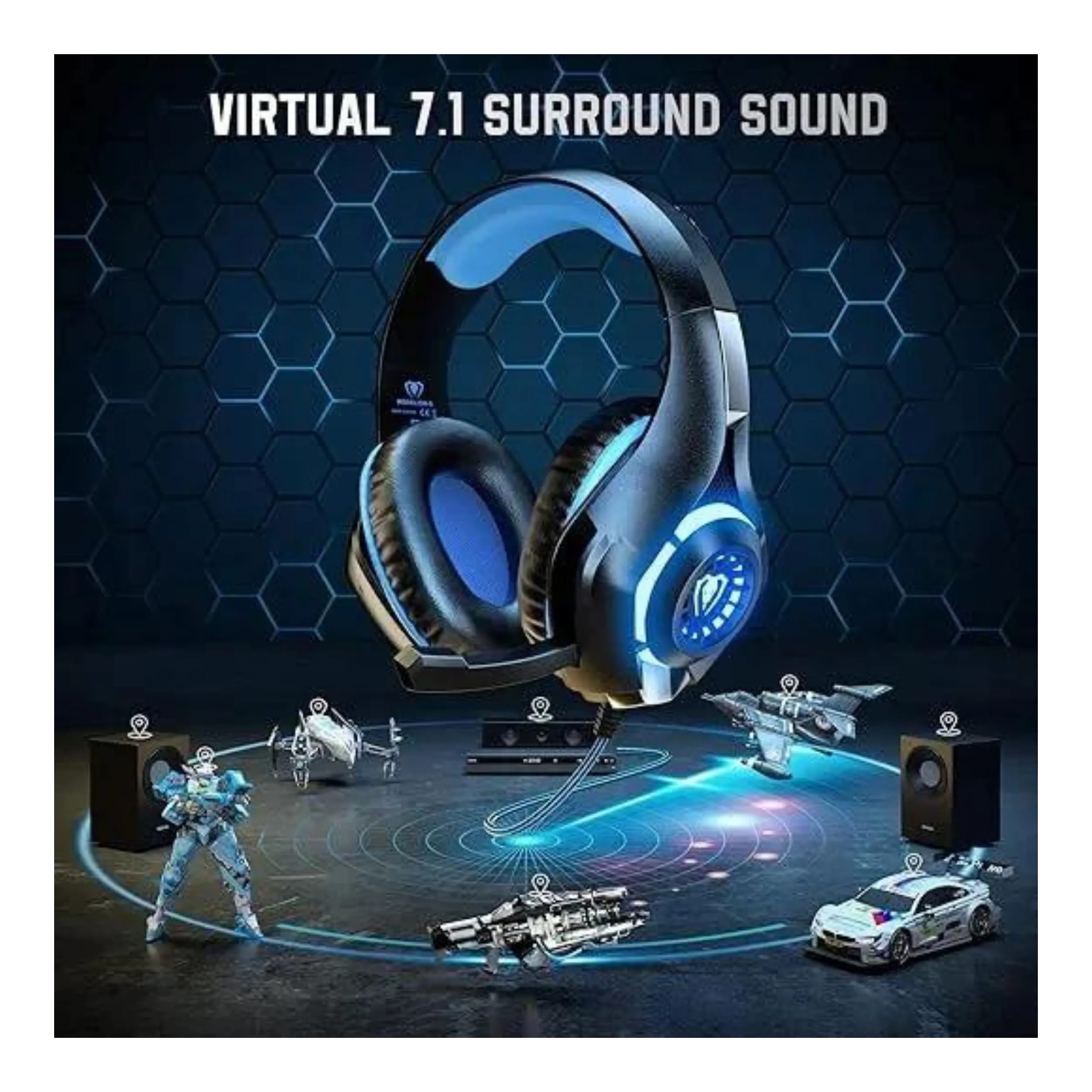 Casque Pro Gaming Beexcellent GM-1 multiplateforme