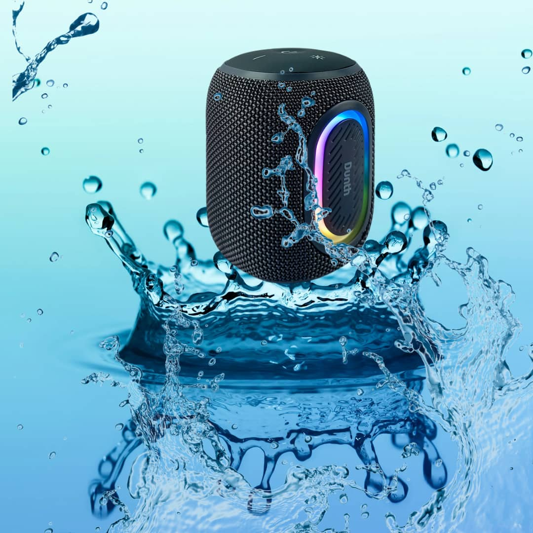 Mini ampli haut parleur sans fil Bluetooth, enceinte haute fidélité étanche IPX6 7W DUNTH DU-SP080