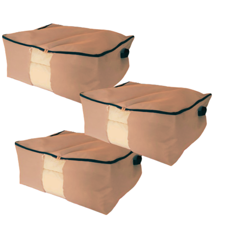 مجموعة 3 حقائب للتخزين الحجم الكبير