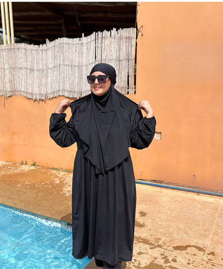 بوركيني 3 قطع بولياميد المقاوم للماء 2025