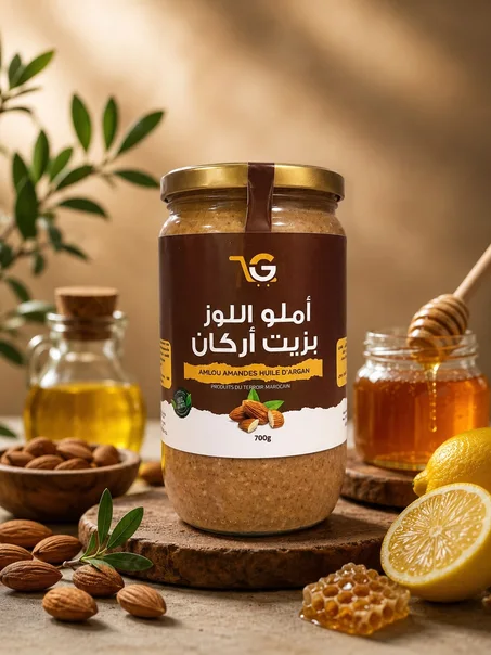أملواللوز  بزيت الأركان 700g