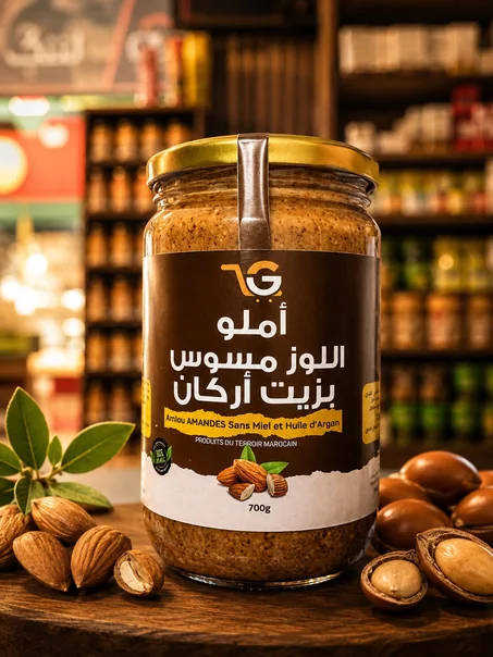 أملو اللوز بزيت أرگان مسوس                            700g