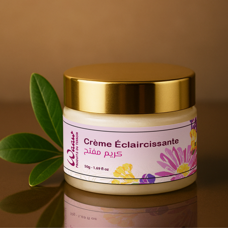 Crème éclaircissante - كريم تفتيح بالأركان