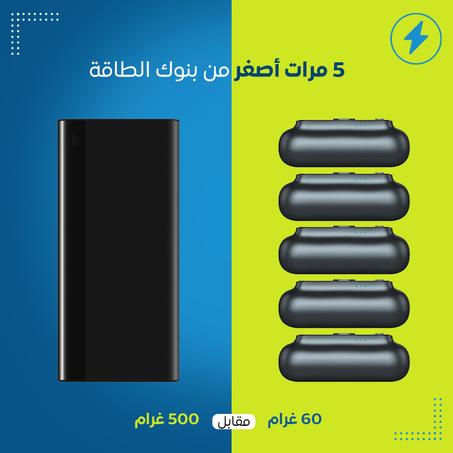 الباور بانك الاصغر في العالم 3 في 1 الاكثر مبيعا