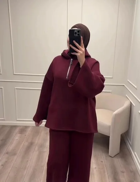 ❄️طقم شتوي سبور كلاسي ✨ مريح وأنيق❄️