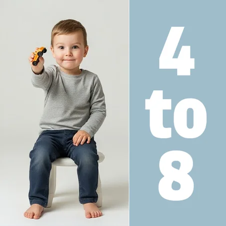 الاطفال 4-8 سنوات