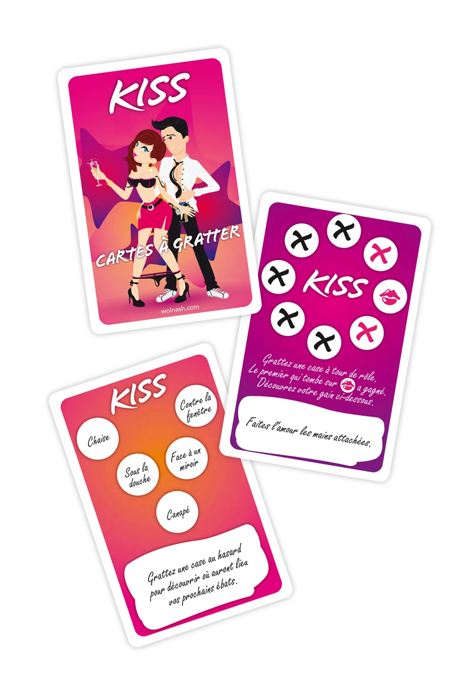 CARTES A GRATTER KISS