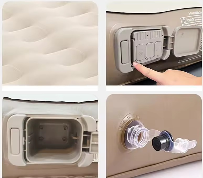 🏕️ سرير هوائي فاخر + مضخة كهربائية ⚡+ مخدة+ حقيبة مريح و سهل التخزين مثالي للمنزل و التخييم