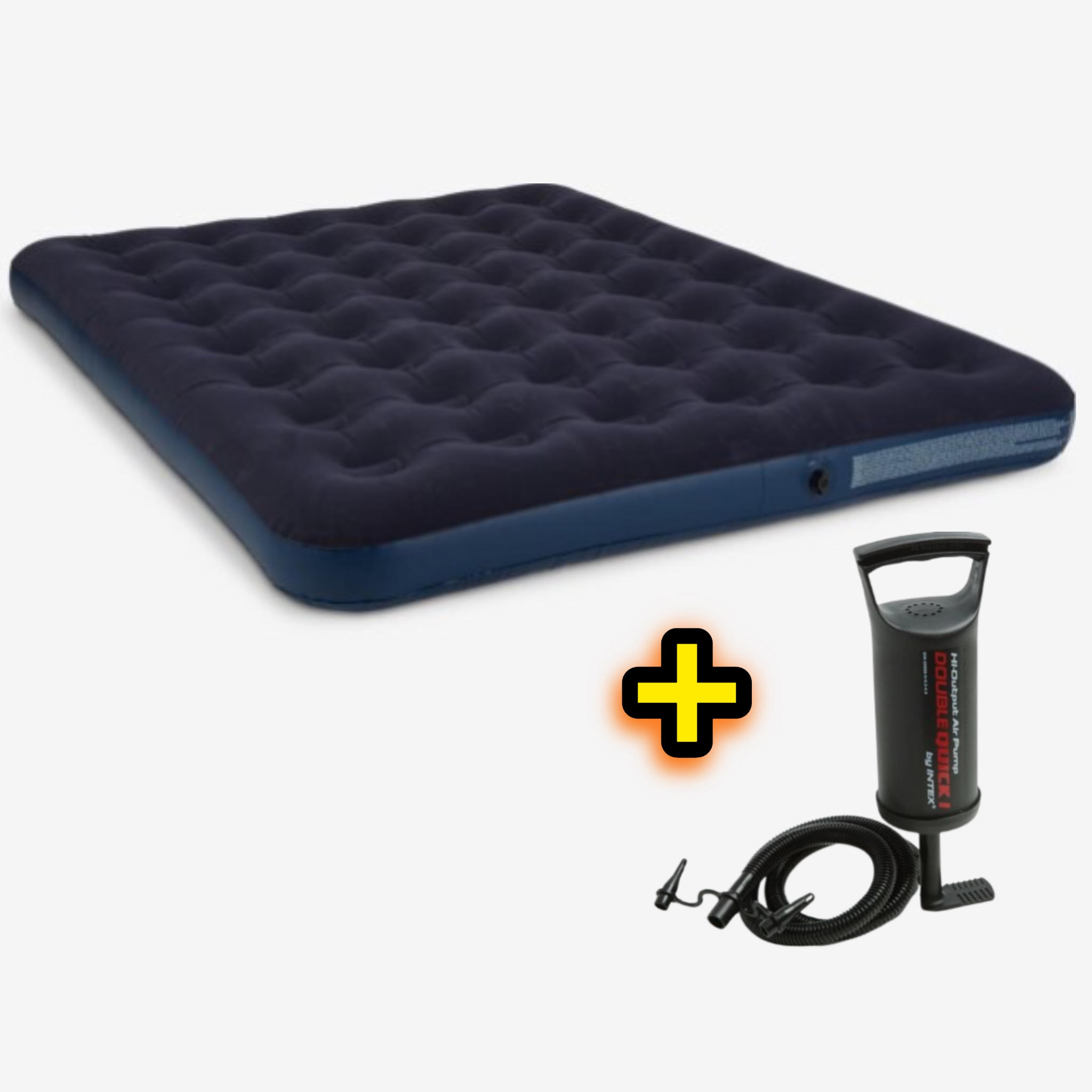 💪 جودة عالية ومريحة سرير هوائي عملي ومريح + مضخة💨 هوائية مثالي للدار والخرجات