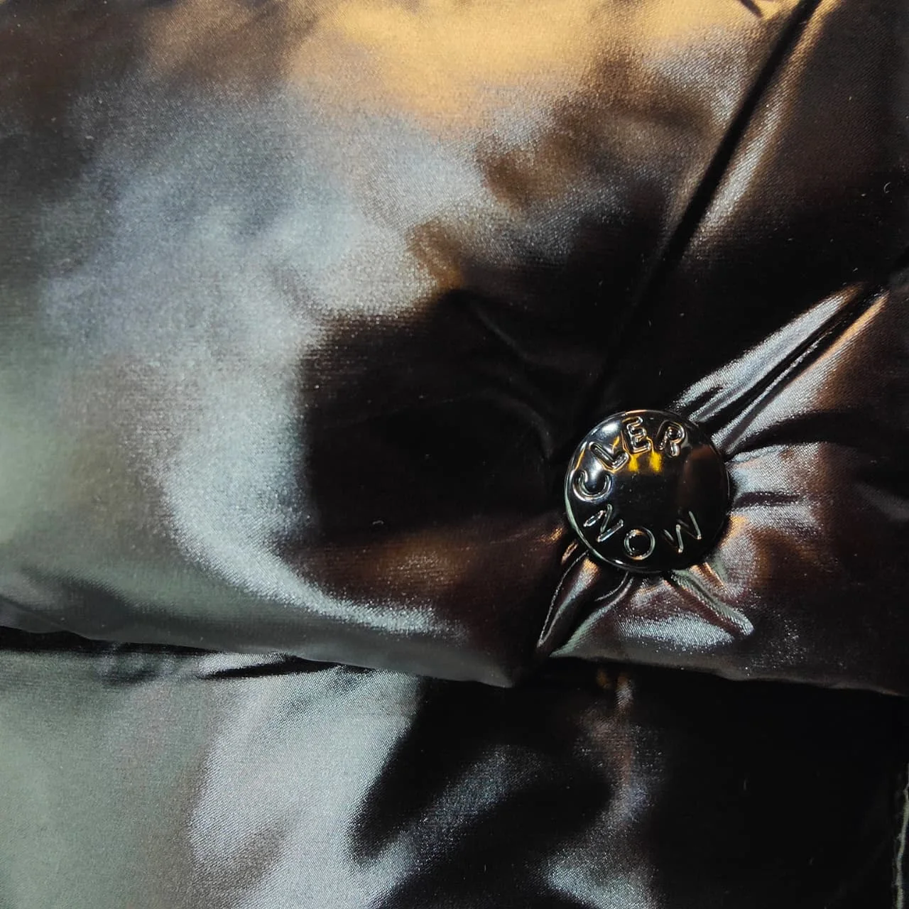Moncler - Glossy Black Down Jacket