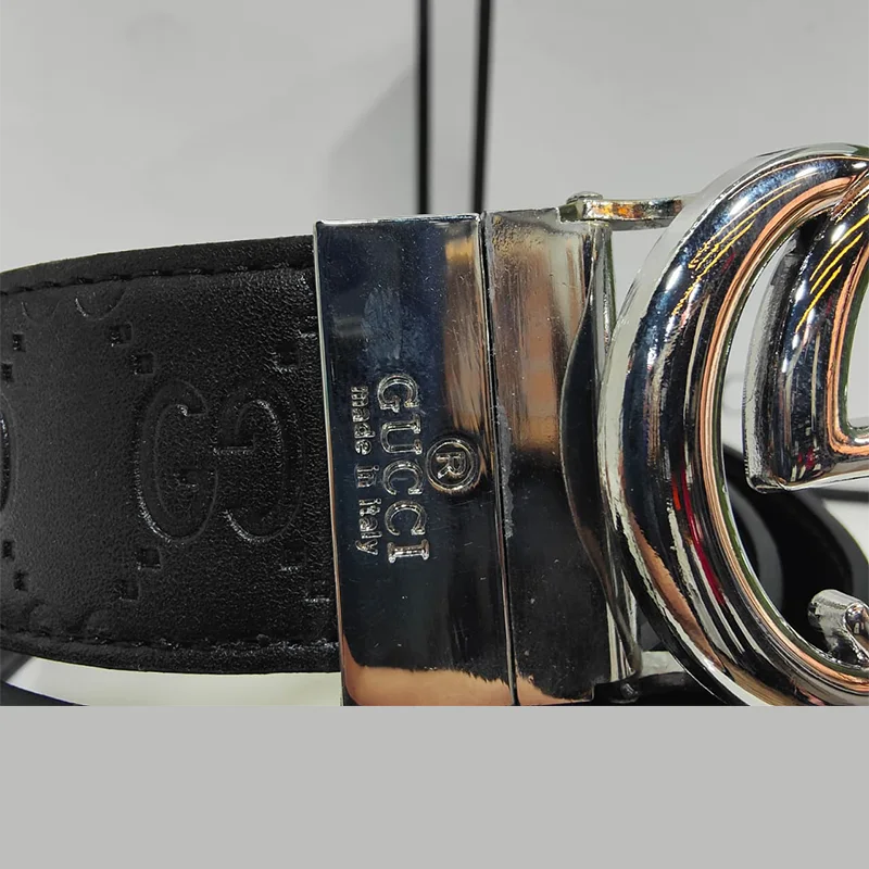 Gucci - Signature GG Embossed Leather Belt