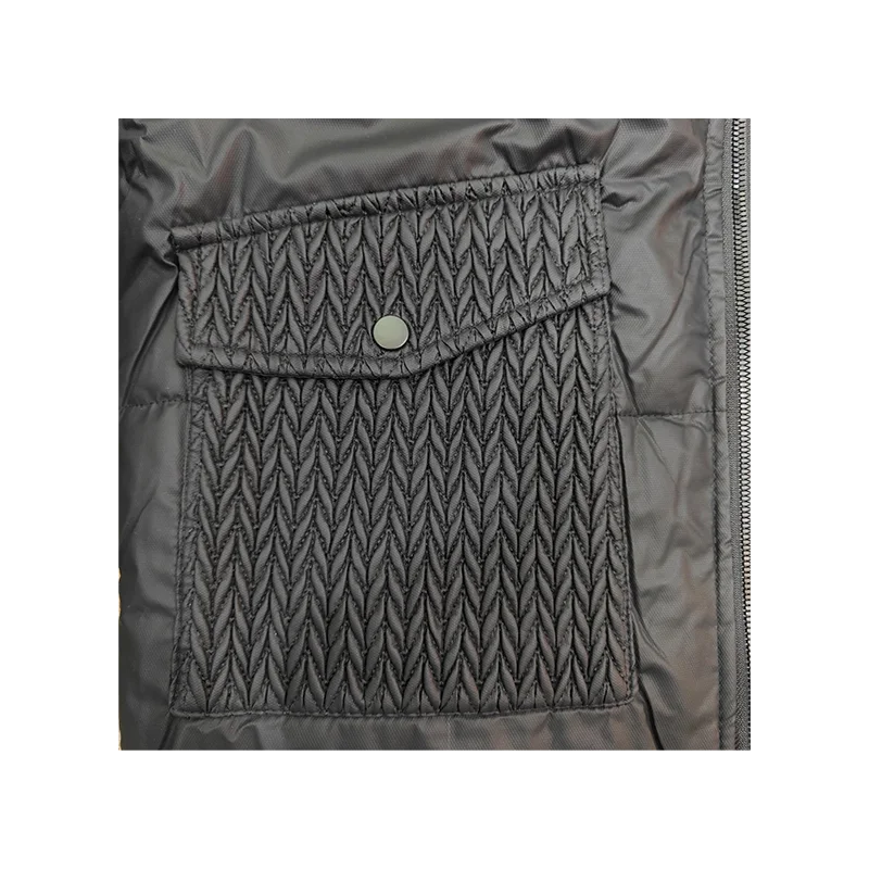 Modern Textured Black Jacket