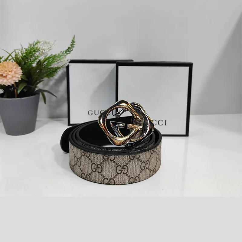 Gucci - GG Supreme Interlocking G Belt