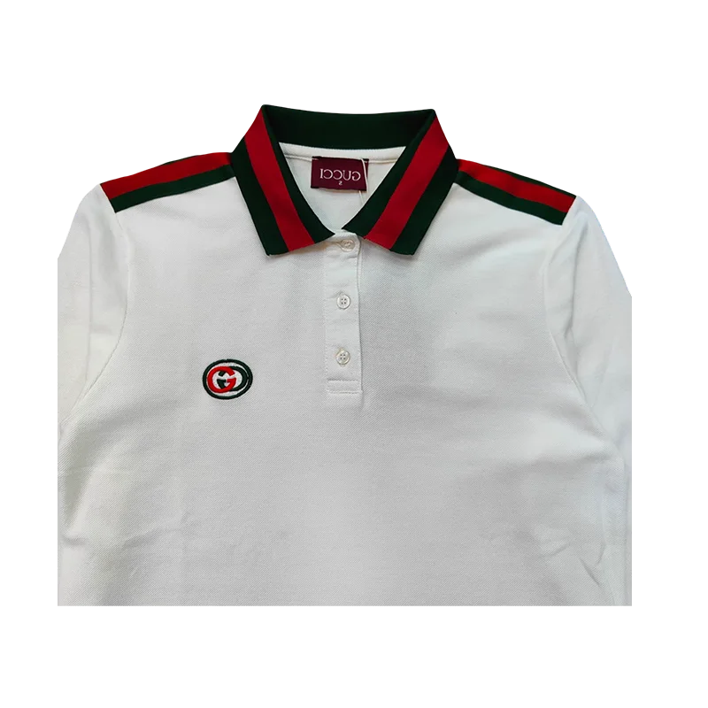 Gucci - Signature Web Collar Polo