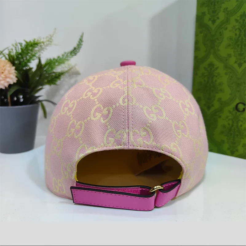 Gucci - Pink GG Canvas Baseball Cap