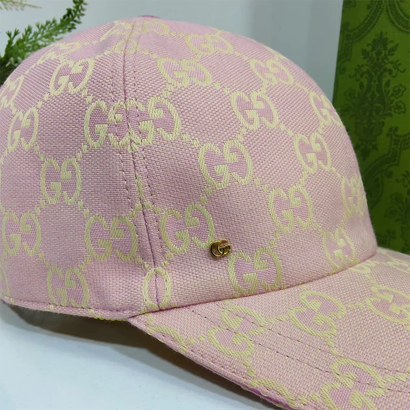 Gucci - Pink GG Canvas Baseball Cap